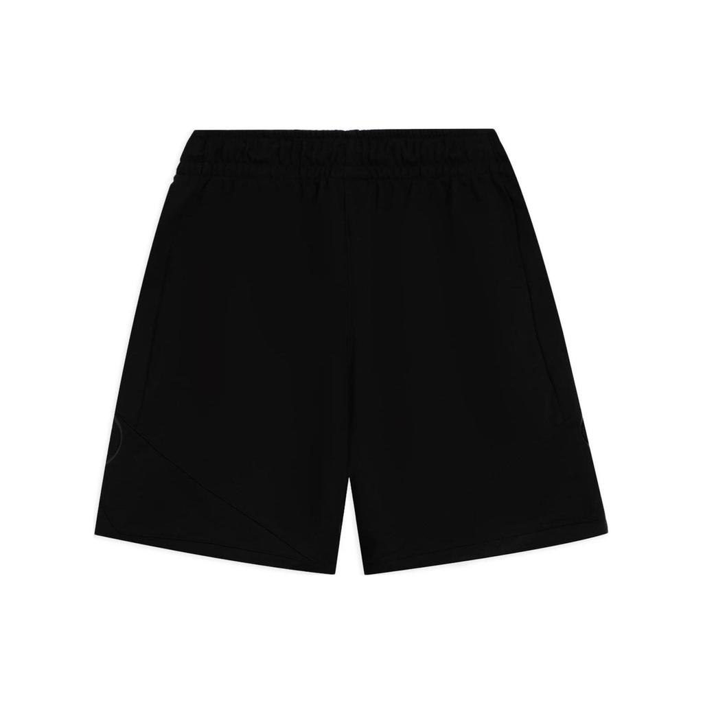 Li-Ning Серия Wade, однотонные свободные шорты с буквенным принтом, мужские брюки, черные AKSS413-1