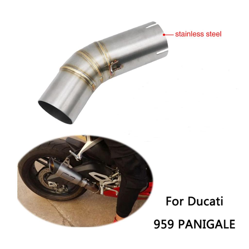 Средняя труба мотоцикла, Средняя выхлопная труба из нержавеющей стали для апгрейда 60,5 мм