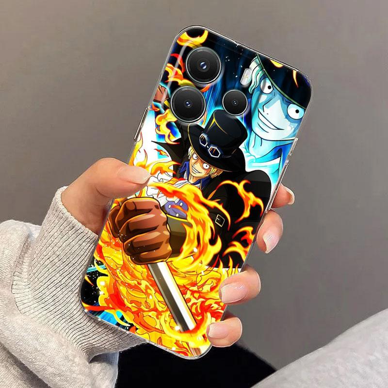 Mihawk Zoro Anime One Pieces Case For Xiaomi Redmi Note 15 14 13 12 11 10 Pro Plus 5G Cover For Redmi 15C 15 14C 13C Phone Cases