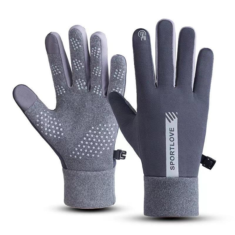 Winter Warm Gloves for Men and Women Cycling Warmth, Fleece and Thickened Cycling Gloves, Anti-slip Touch Screen, Waterproof