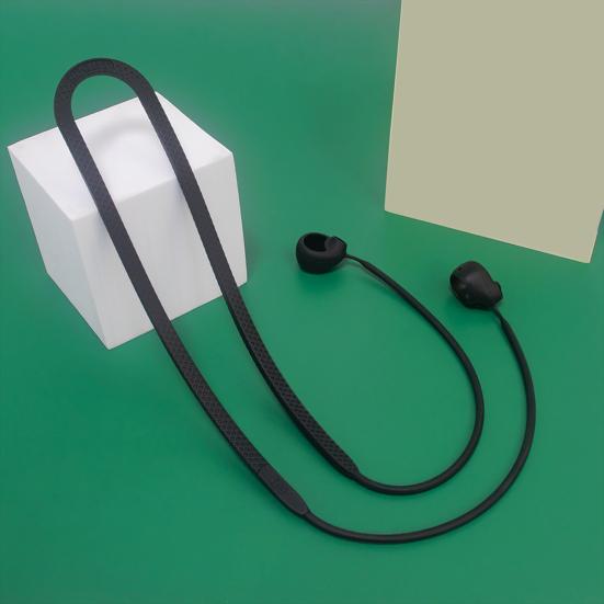 Ремешок для наушников против потери, шейный шнурок, надежный водонепроницаемый силиконовый, удобный для ношения наушников для Sony