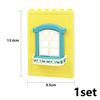 Big Building Blocks Playground Kid Toys Slide Ladder Stairs Swing Ladde Seesaw Balloon Horse Compatible Large Size Brick Duploes