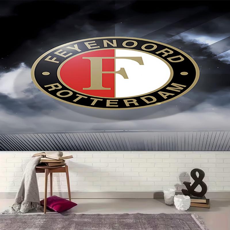 1pc Feyenoord Rotterdam logo Tapestry, Living Room, Bedroom, Office, Party Decor, Ideal Festive Gift