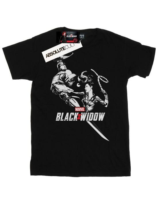 Marvel Mens Black Widow Movie Taskmaster Battle T-Shirt