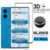 Стекло Full Cover для Motorola Moto G96 Защитное стекло для экрана Moto G96 Закаленное стекло Moto G96 3D Защитная пленка для телефона Motorola Moto G96