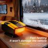 Heating And Cooling Windshield Defogger 360° Rotatable Defroster Fan Winter Driving