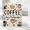 Новый Кофе - Мой Язык Любви Кофе Керамическая Кофейная Кружка Чайная Кружка Подарок