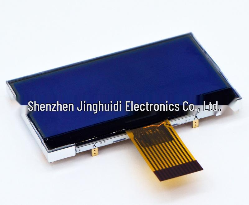 2,2-дюймовый STN негативный LCD дисплей, разрешение 192x96, последовательный интерфейс SPI, модель JHD19296-G76BSW-B