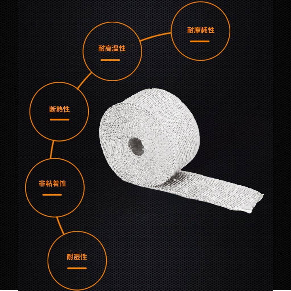 Лист термостойкий LQHZC, Термостойкая лента, Алюминиевая теплоизоляция, Сверхпрочный, Выхлопная труба