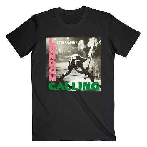 Винтажная футболка группы The Clash London Calling Полный размер от S до 4XL РЕДКАЯ