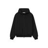 Essentials SS25 Флисовая толстовка на молнии Мужские толстовки Цвет: угольно-черный 192DT256240F