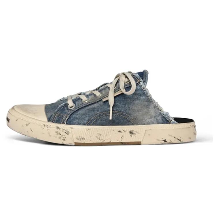 Balenciaga Мюли Paris 'Синие' (унисекс) Закрытые тапочки 693953W3RCL4090