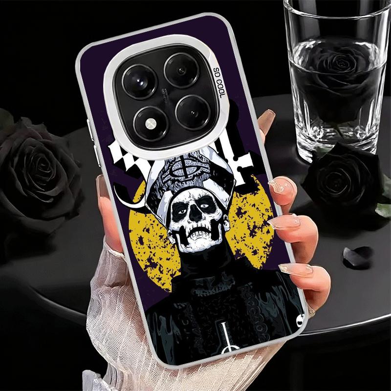 Ghost Papa Emeritus Shockproof Phone Case for Xiaomi Redmi Note 15 14 13 12 Pro Plus 11 11S 11T 5G Cover Anti Fall Fundas