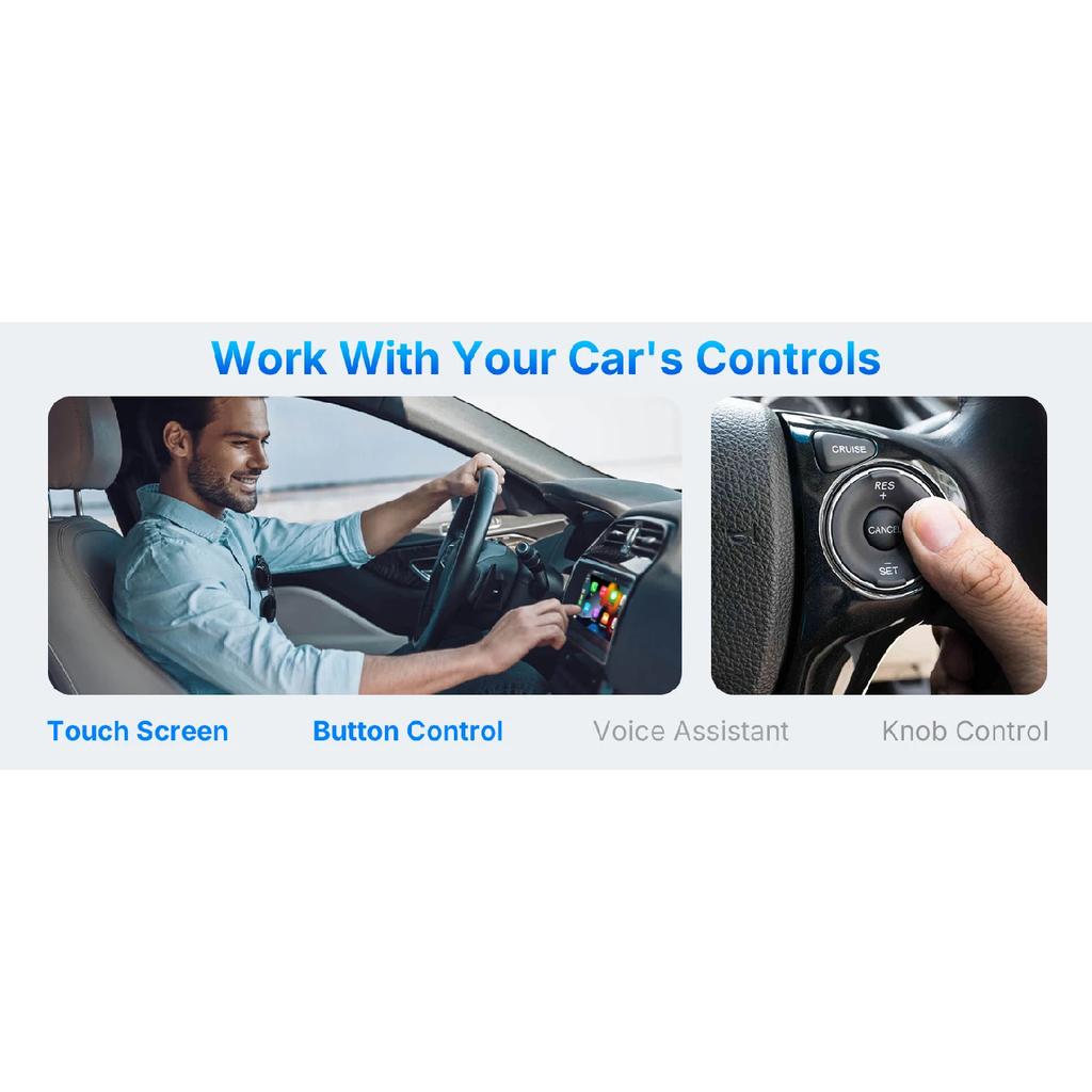 Wireless CarPlay Adapter 2026 Upgrade Wired CarPlay to Wireless, Mini USB Design for Cars with Built-in Wired Apple CarPlay Seam