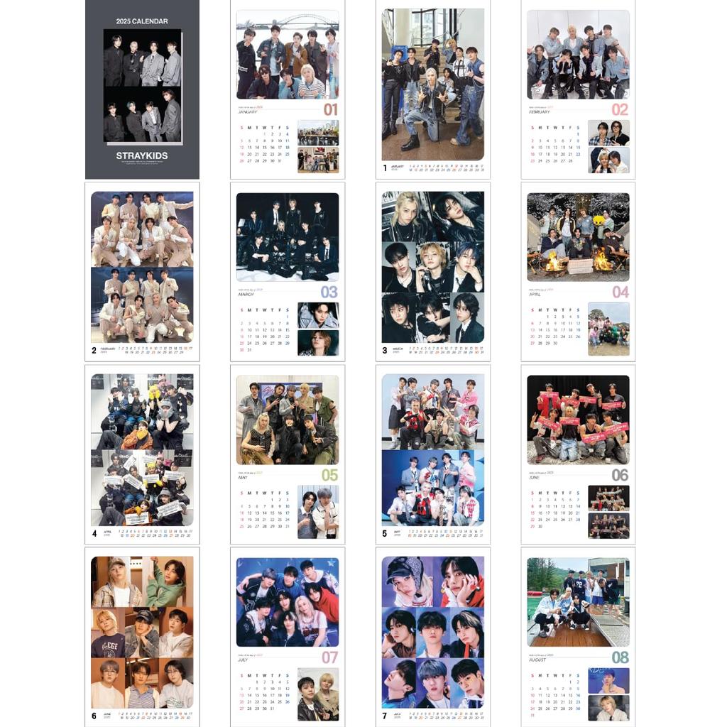 2025 Wall Calendar Wall [K-STAR Calendar] (StrayKids 03)