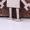 1PC Movable Robot Keychain with Articulated Joints, Zinc Alloy Mini Figurine Charm for Backpacks Gifts
