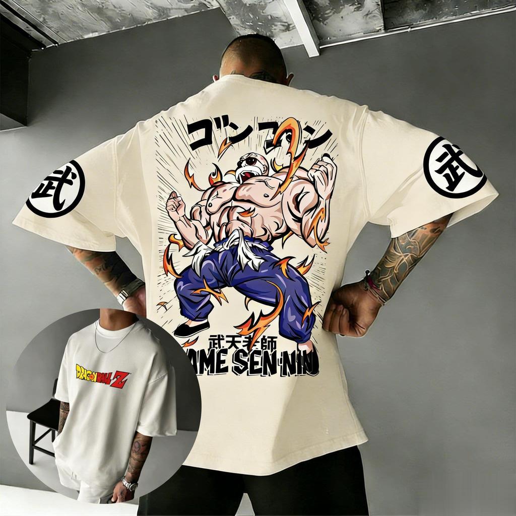 Футболка с аниме Dragon Ball для мужчин и женщин, хлопковая, с коротким рукавом, с графическим принтом Мастера Роши, японский стритвир, летние повседневные топы 2026 Y2k