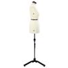 Adjustable Dress Form for Women Cream M Velvet