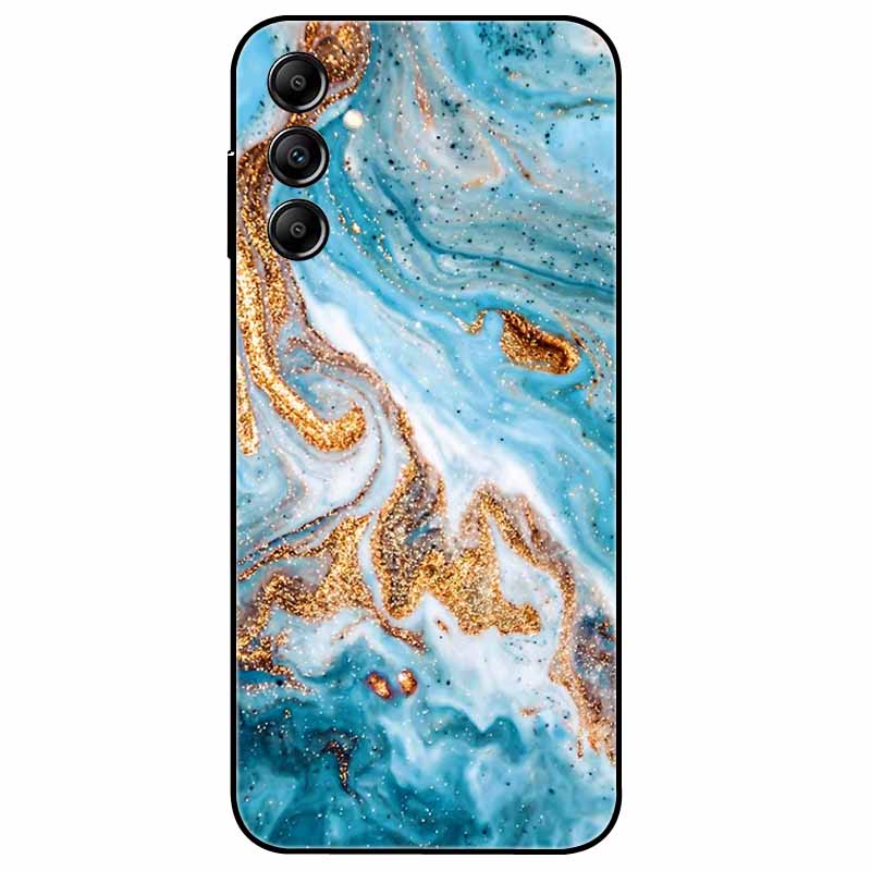 Чехол для Samsung Galaxy A54 5G A34 A24 S23 Чехол Цветочный Мраморный ТПУ Мягкий Силиконовый Чехол для GalaxyA54 A 34 Расписные Корпуса Телефонов