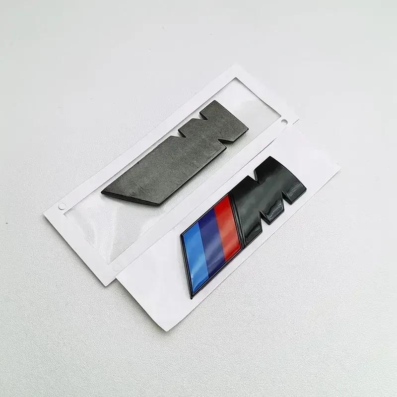 -1pcs BMW M Emblem 3D ABS Car Fender Rear Trunk Sticker For BMW E39 E46 E36 E90 G20 G30 E60 G22 F30 F20 X3 X5 M Accessories