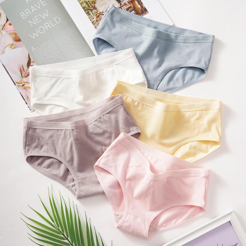 Girl Cartoon Printed Underwear Cotton Comfortable Knickers Large Waist Cute Lingerie Triangle Panties