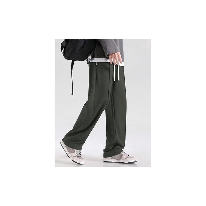 Greciilooks Regular Trouser Loose Fit | Sports For Men Stylish Track Pant | Track Pants | Plain Track Pant (In, Alpha, M
