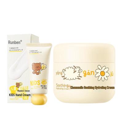 Набор Runben Kids Витамин Е Крем для рук и Увлажняющий крем с ромашкой