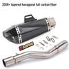 Stainless Steel Middle Section Exhaust for 300AC/300R/300RR/500 Motorcycles