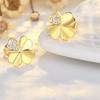 925 Silver Stud Earrings with 5A Zircon for Women Party Wedding Engagement Jewelry Gift