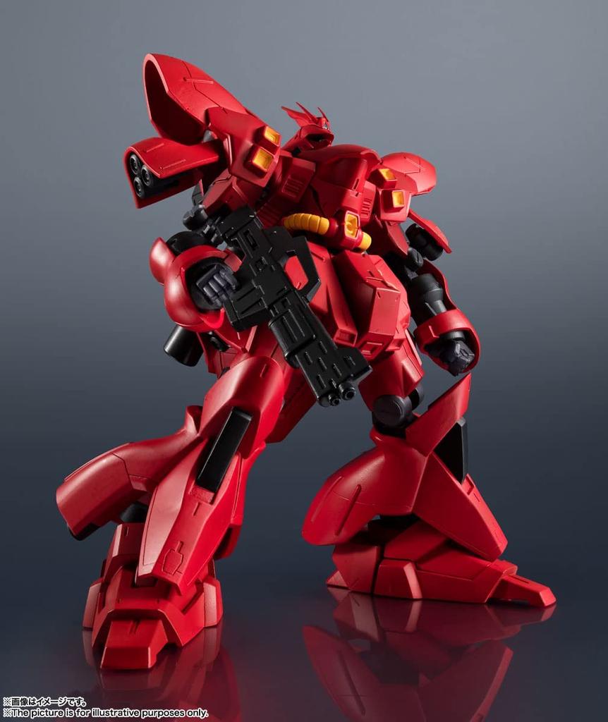 GUNDAM UNIVERSE Мобильный доспех Гандам Контратака SAZABI 155 мм окрашенная подвижная фигурка BAS63290 MSN-04 персонажа Приблизительно. АБС и ПВХ