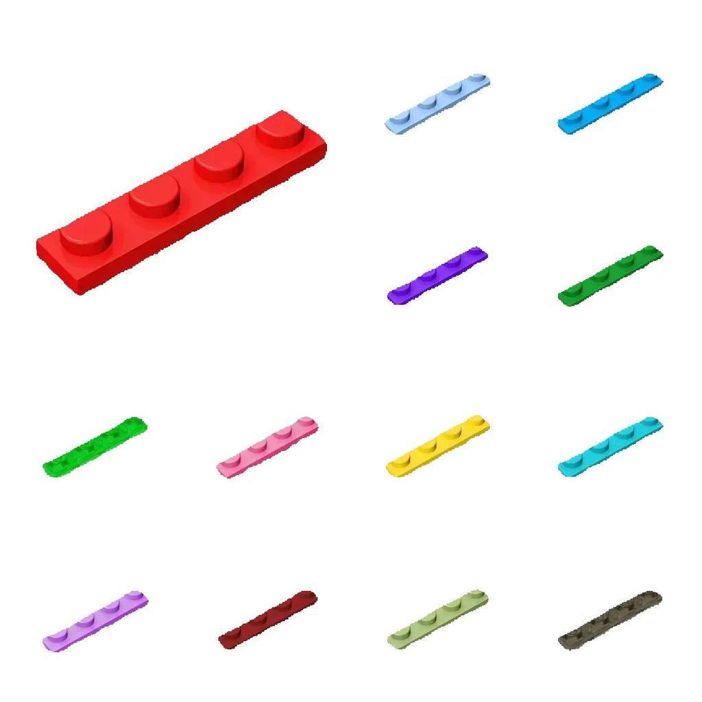 50 шт. 3710 1x4 пластина с отверстиями тонкие фигурки для детских конструкторов совместимые со сборкой