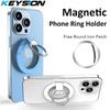 KEYSION Магнитный Держатель-Кольцо для Телефона For iPhone 13 Pro Max Mag - Встроенная Функция Подставки В Чехле для Телефона Kick Mount For iPhone 12