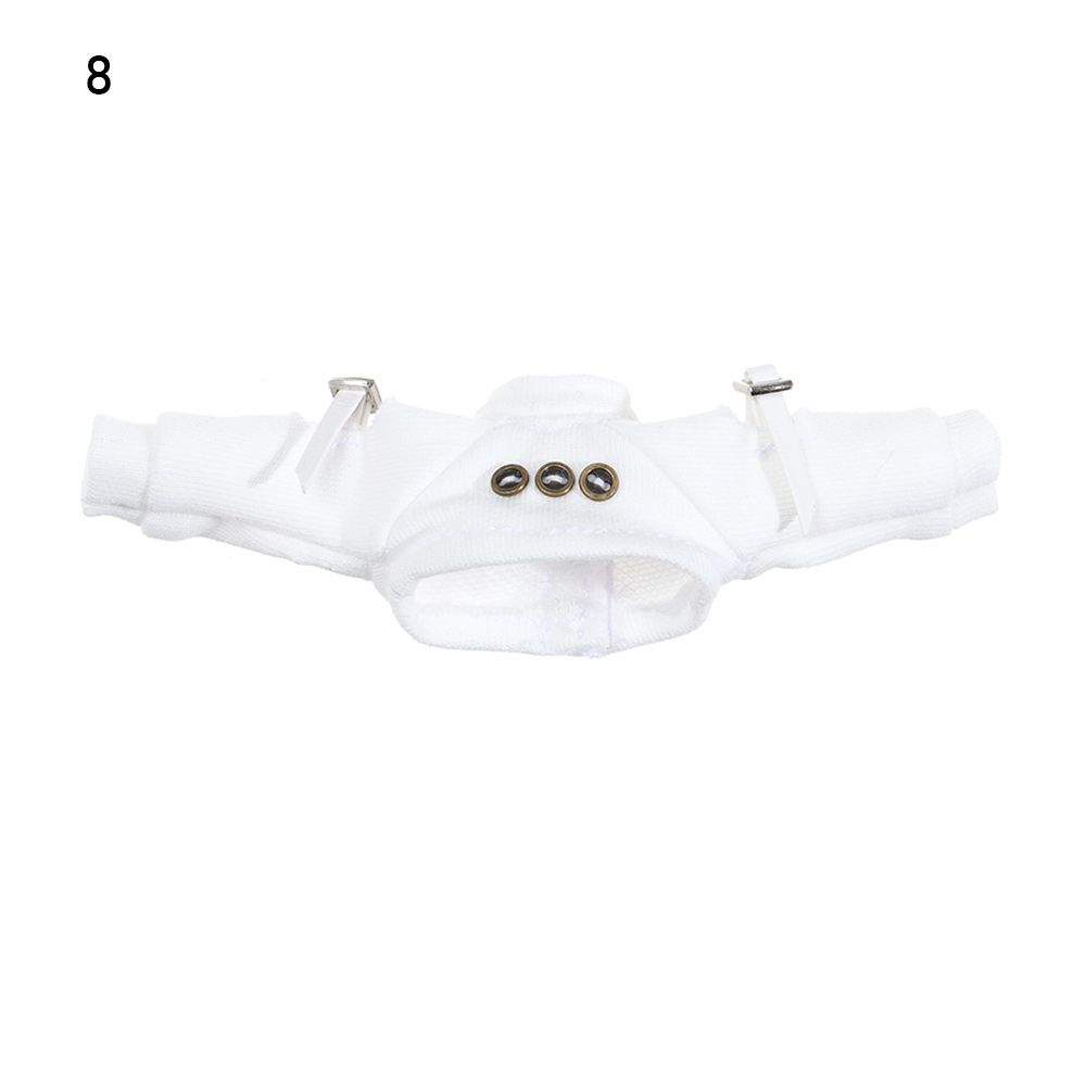 Cool 1/12 Dolls Kids Gift Toys Hoodies Doll Jeans PU Leather Jackets Fashion Ripped Pants