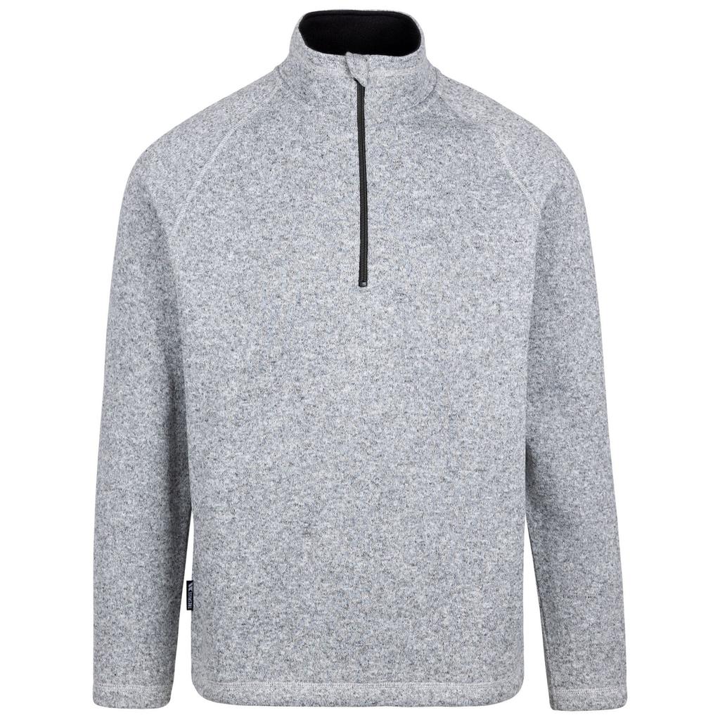 Mens Corsham Marl Half Zip Fleece Top