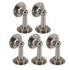 5Pcs Magnetic Door Stop Stainless Steel Easy Installation Strong Magnet Door Stopper for Office Bedroom Cabinet Hotel