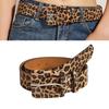 Leopard Print Vintage Belt for Women Fashionable and Stylish PU Leather Waistband Accessory for Casual or Party Wear