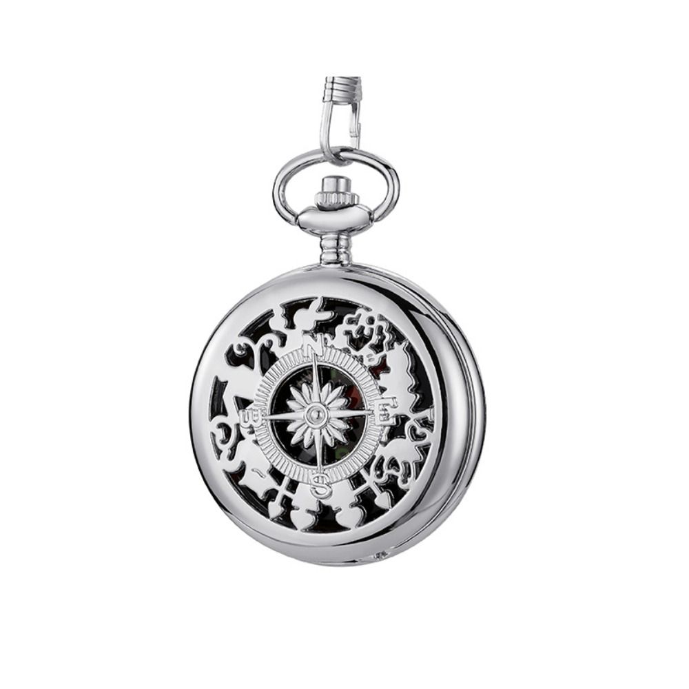 Camping Tourism Pocket Watch Compass Outdoor Navigation Portable Compass Vintage Bronze Compass