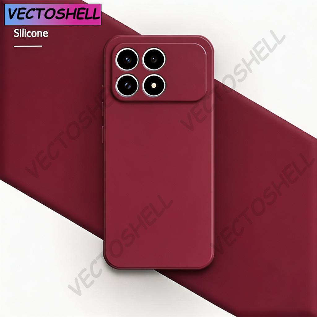 Оригинальный силиконовый чехол для телефона Xiaomi Poco F8 Pro Ultra X8 Pro Max Fundas Высококачественный Мягкий Внутренняя Флокированная Задняя Крышка