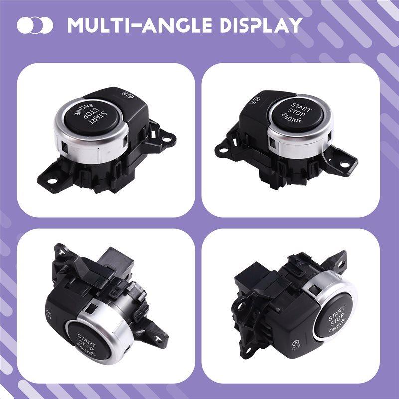 Car Start Stop Button 10P Engine Ignition Switch With OFF Button For BMW X3 F25 2011-2017 X4 F26 Part Number 9291694-03