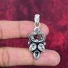 White Topaz Gemstone Pendant, 925 Solid Sterling Silver Antique Pendant, Handmade Jewelry Anniversary, Gift For Mom