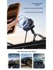 25W Magnetic Car Phone Holder with Wireless Charging and Suction Cup Mount