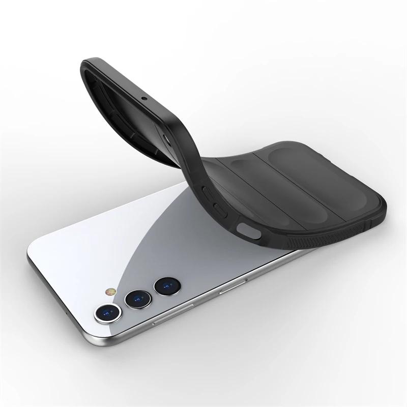 For Samsung Galaxy A14 5G Back Cover Phone Case Liquid Silicone Anti-fall Shockproof Armor Funda Coque Cases