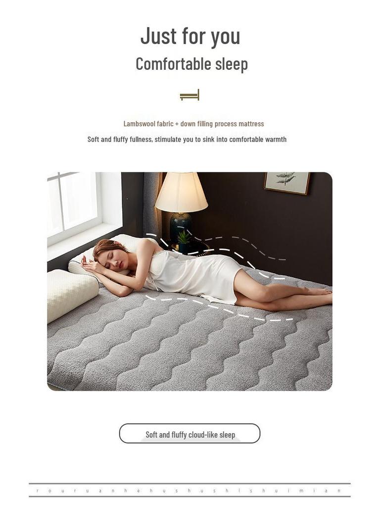 Трехмерное одеяло-наматрасник из овечьей шерсти для односпальной или двуспальной кровати