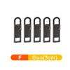 5/1PCS Detachable Zipper Puller Universal Replacement Metal Zipper Head Repair Kits Luggage Purses Handbag Clothes Zipper Slider