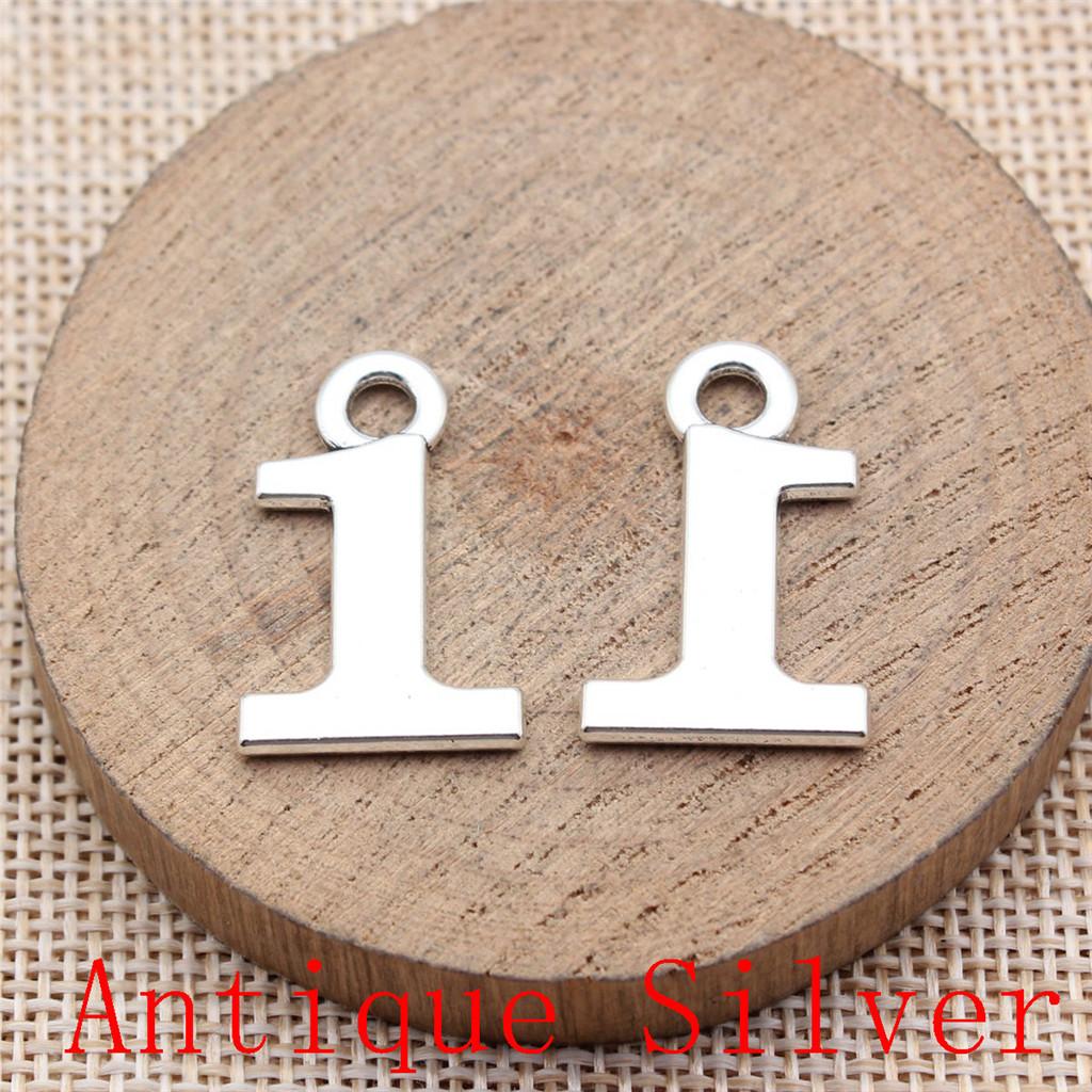 Study Travel Number Charms Pendant For Bracelet Necklace Jewelry Making Craft Findings