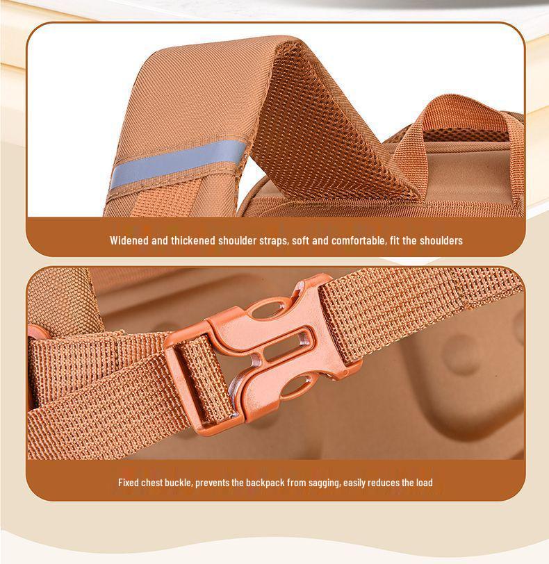 Легкий детский рюкзак с защитой позвоночника для 1-6 классов, большой вместимости, идеально подходит для мальчиков и девочек.