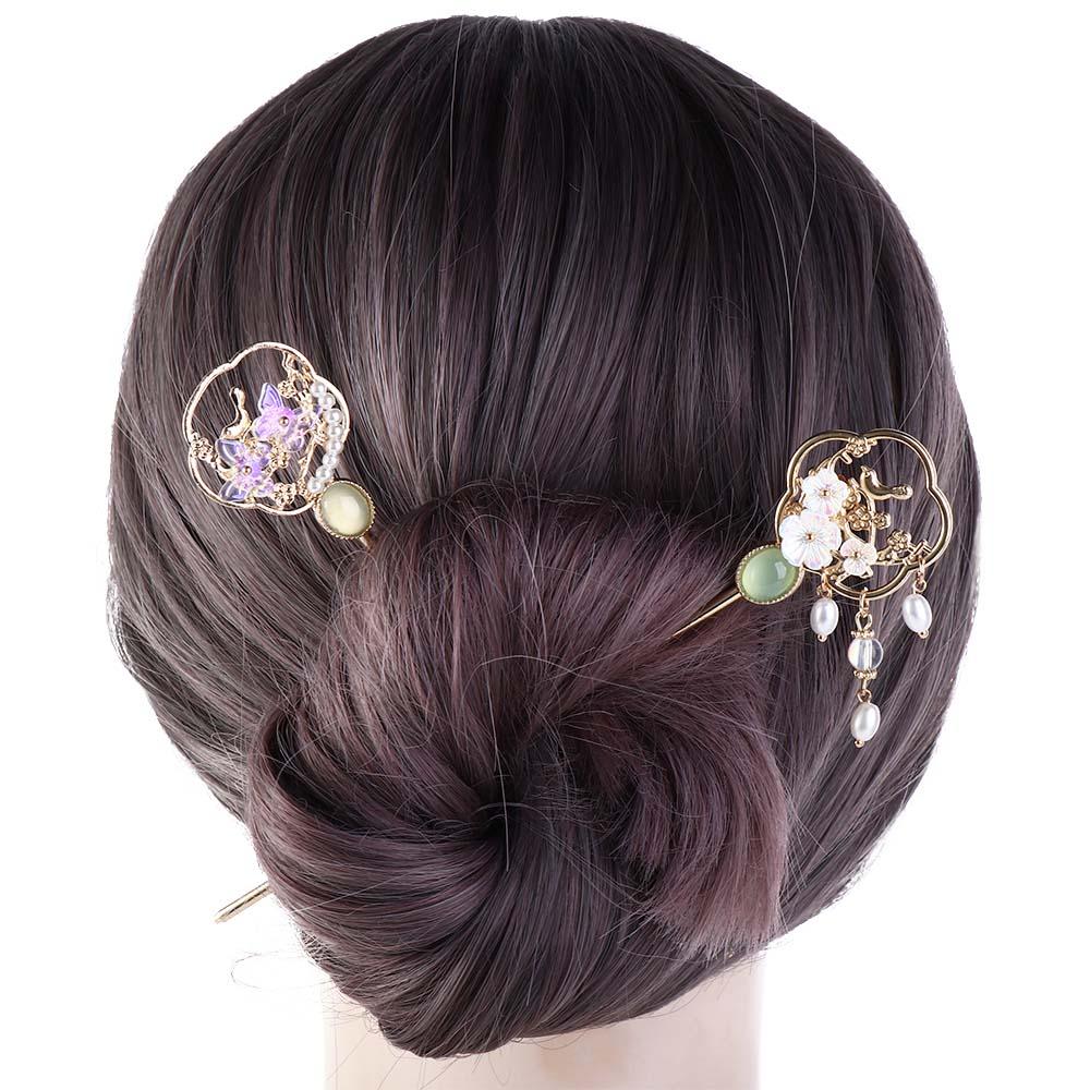 Decoration Exquisite Chinese Style Hair Fork Headdress Ancient Hair Stick Women Tassel Hair Stick