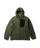 Snow Peak Polartec Power Grid Fleece Hoodie and Medium SPF-JK-25AU907, Men's Women's, Olive,