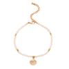 Women Anklets Seashell Shape Beads Bohemian Style Good-looking Women Ankle Chain for Daily Wear