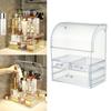 Пластиковый косметический кейс Прозрачный органайзер для хранения макияжа Настольная коробка для хранения косметики Дом